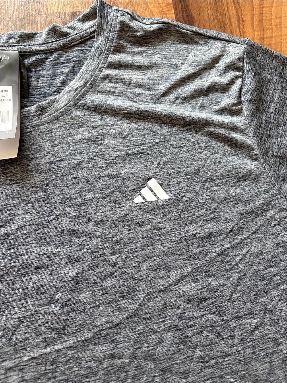 adidas Men’s Heather Gray Athletic Short Sleeve Tee Size XL NWT